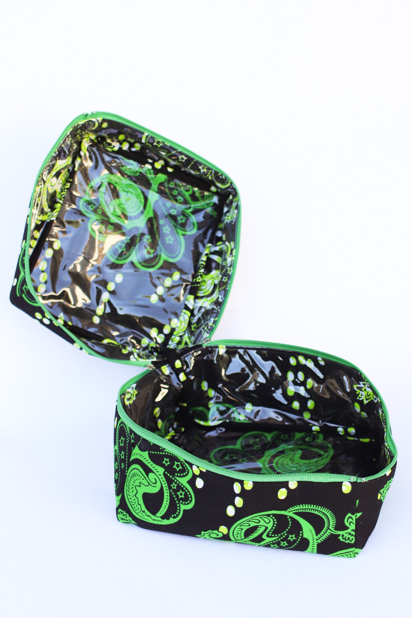 Kitenge Cosmetic / Kit Bag, Sprout