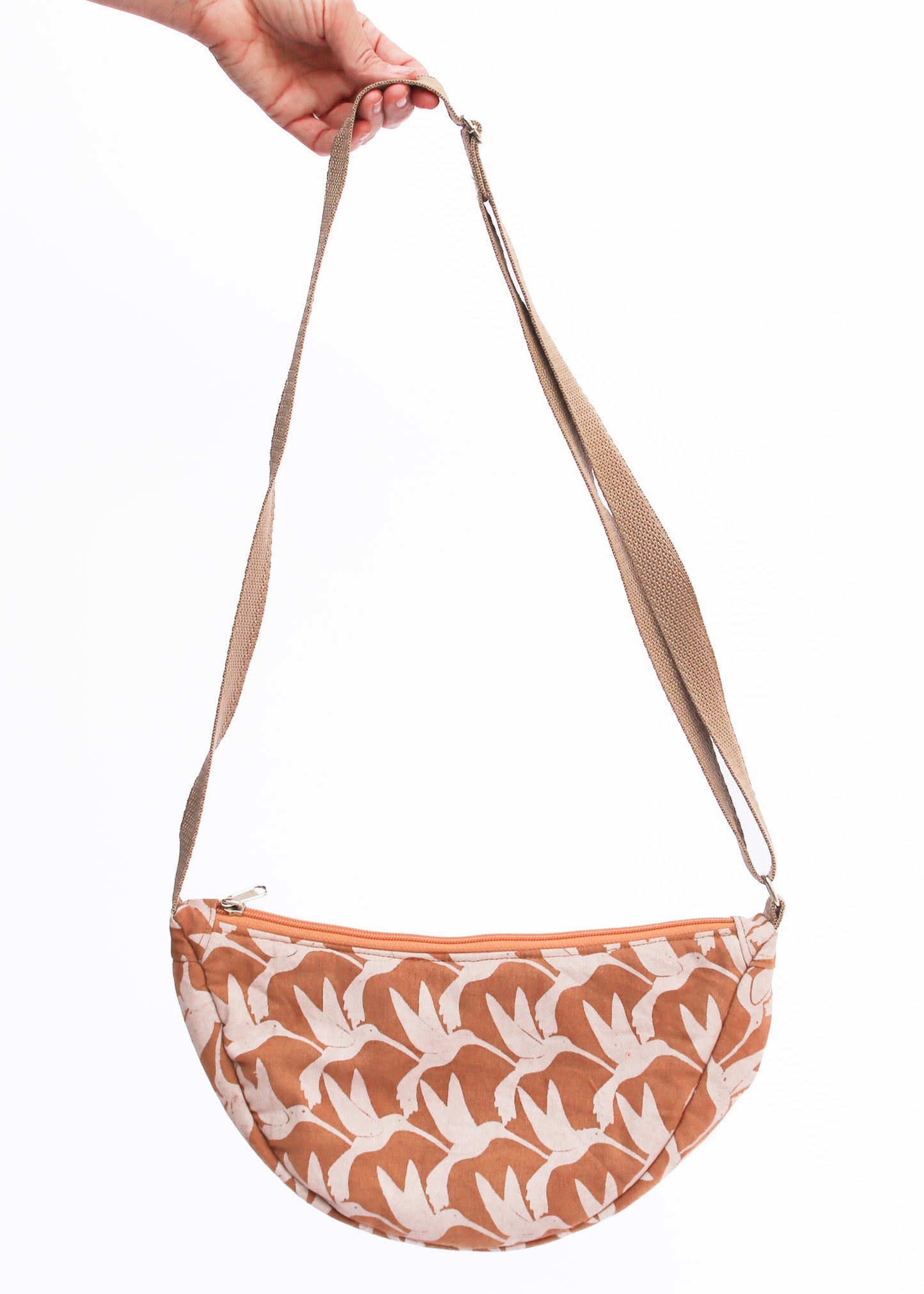 Crescent Shoulder Bag, Hummingbird