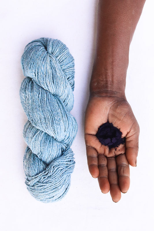 Ethiopian Handspun Cotton Yarn, Indigo