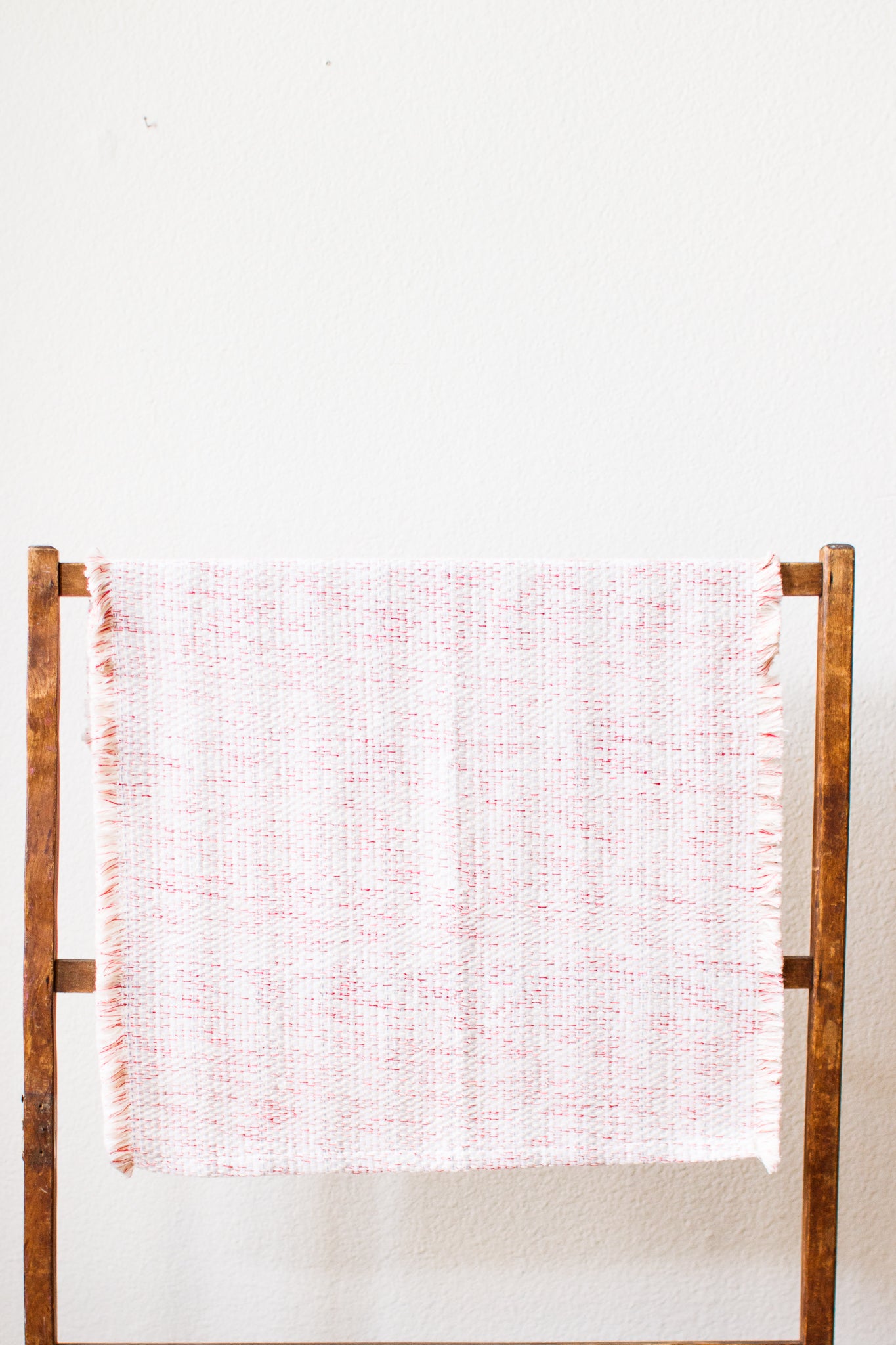 Handwoven Egyptian Cotton Tea Towel, Paperwhite