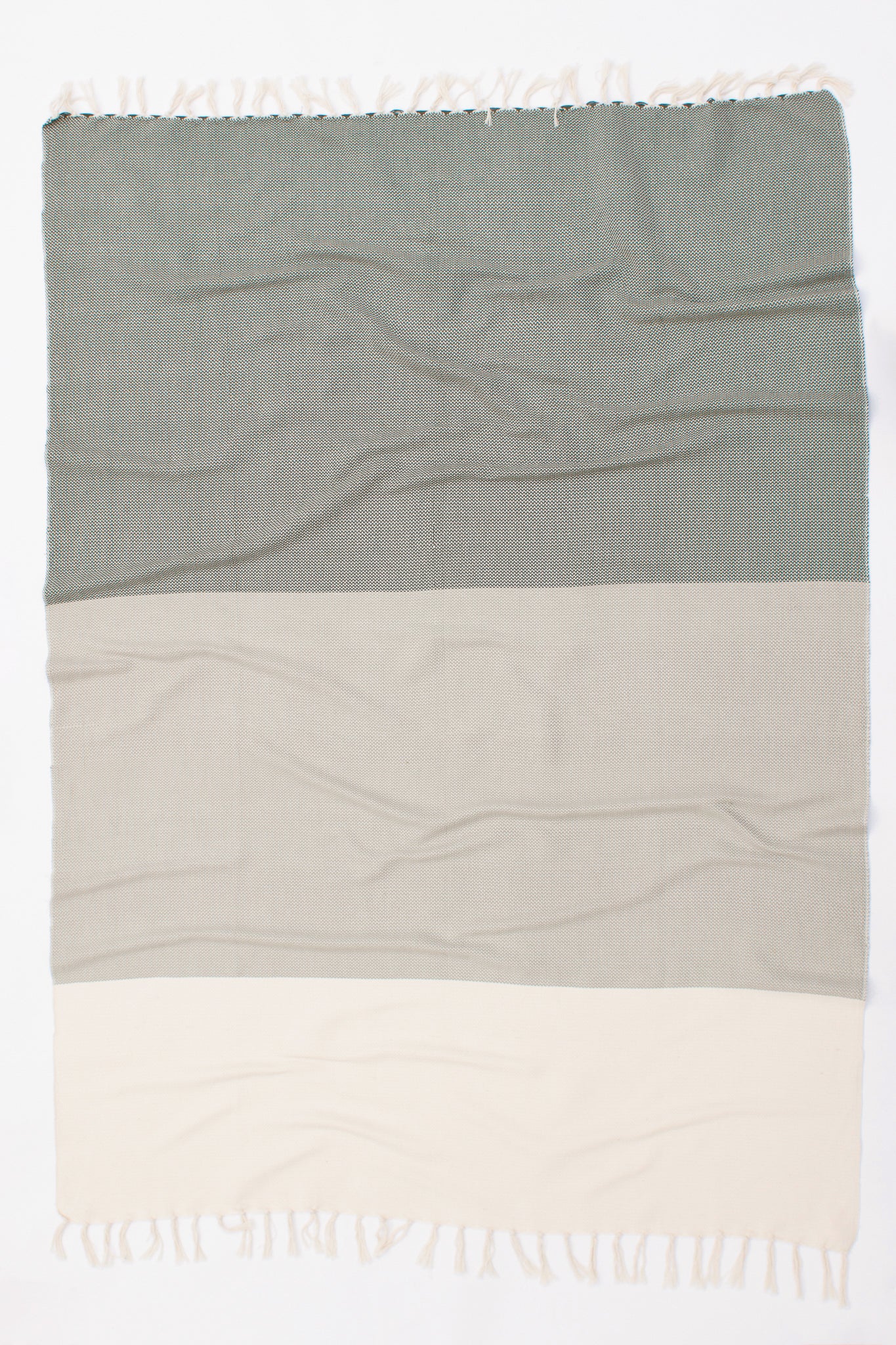 Handwoven Egyptian Cotton Throw, Ash