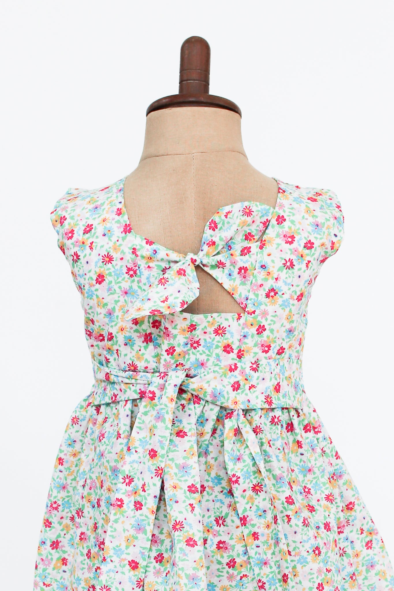 Hand-Smocked Dress, Springtime Floral
