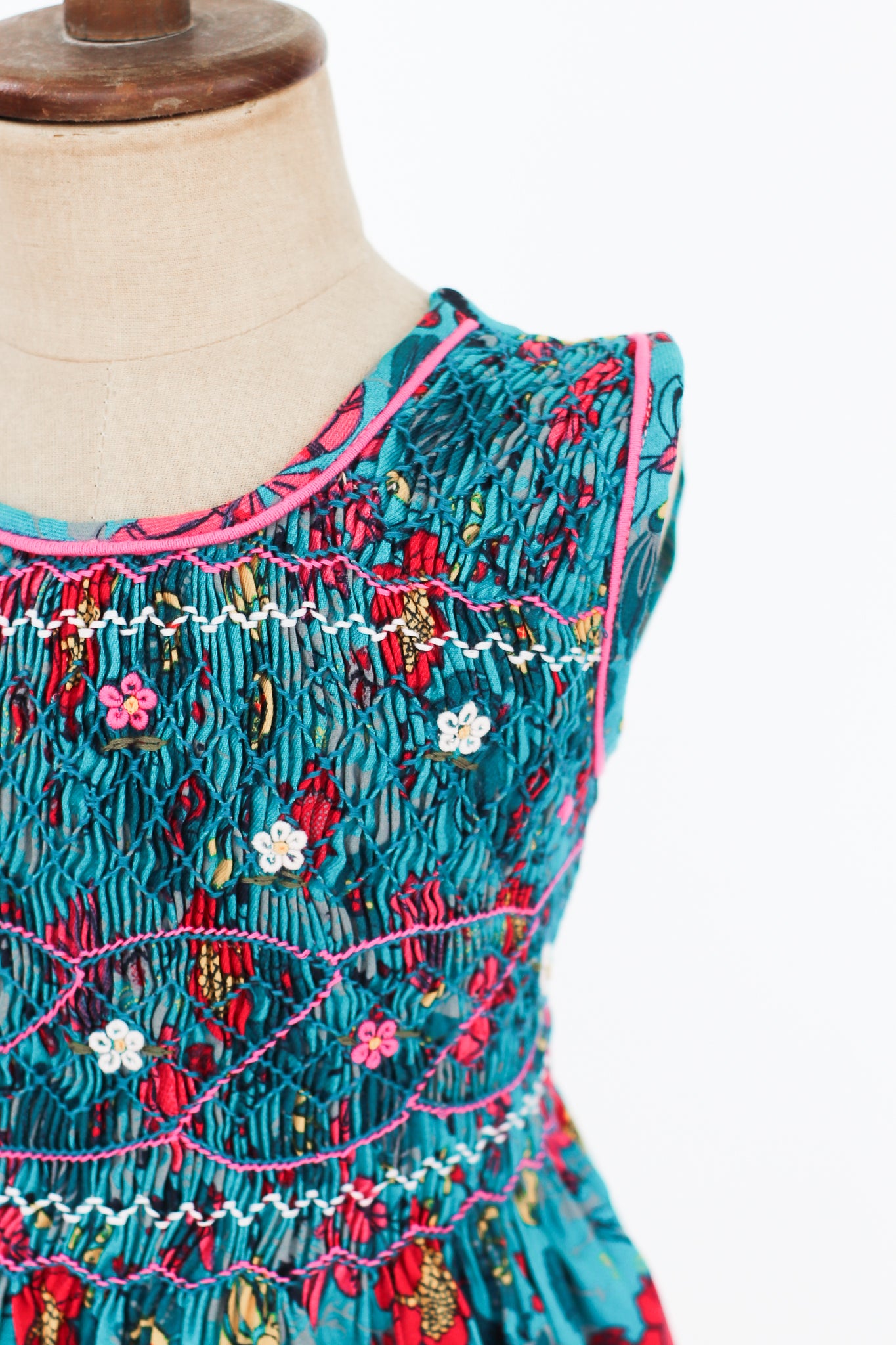Hand-Smocked Dress, Meadow