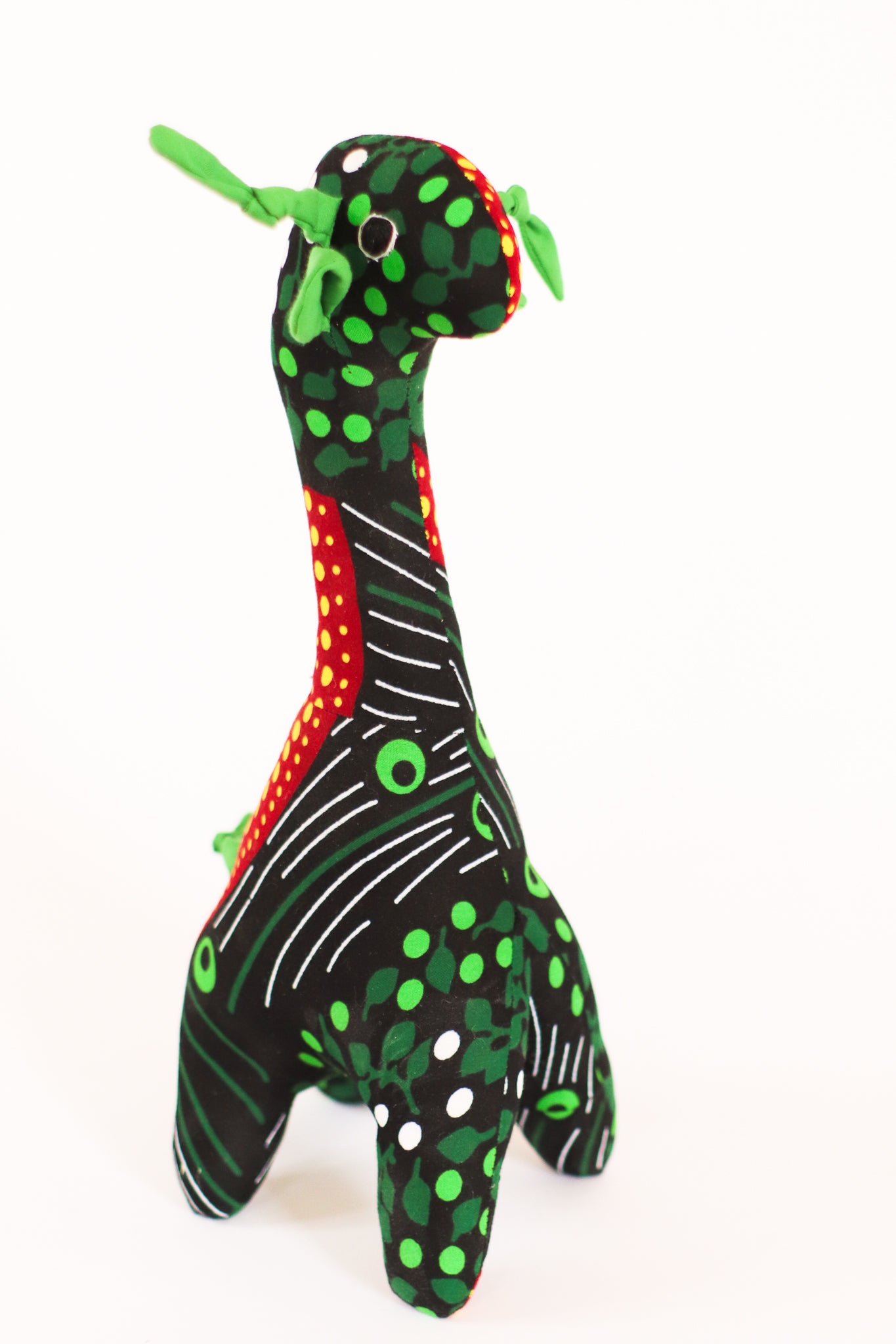 Plush Kitenge Giraffe, Forest