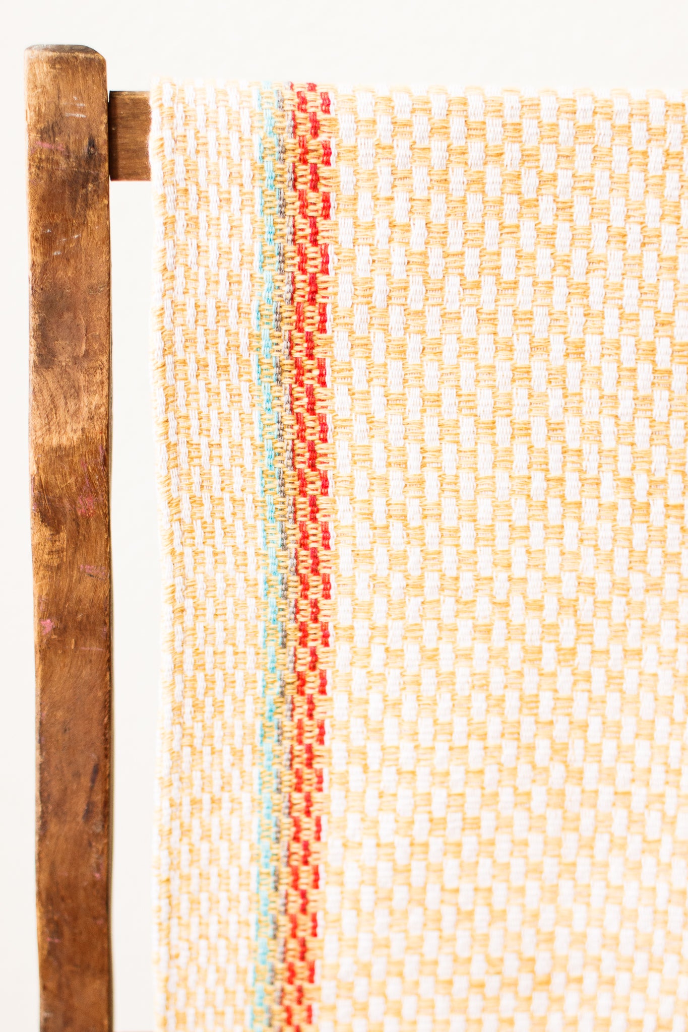Handwoven Egyptian Cotton Tea Towel, Lemon