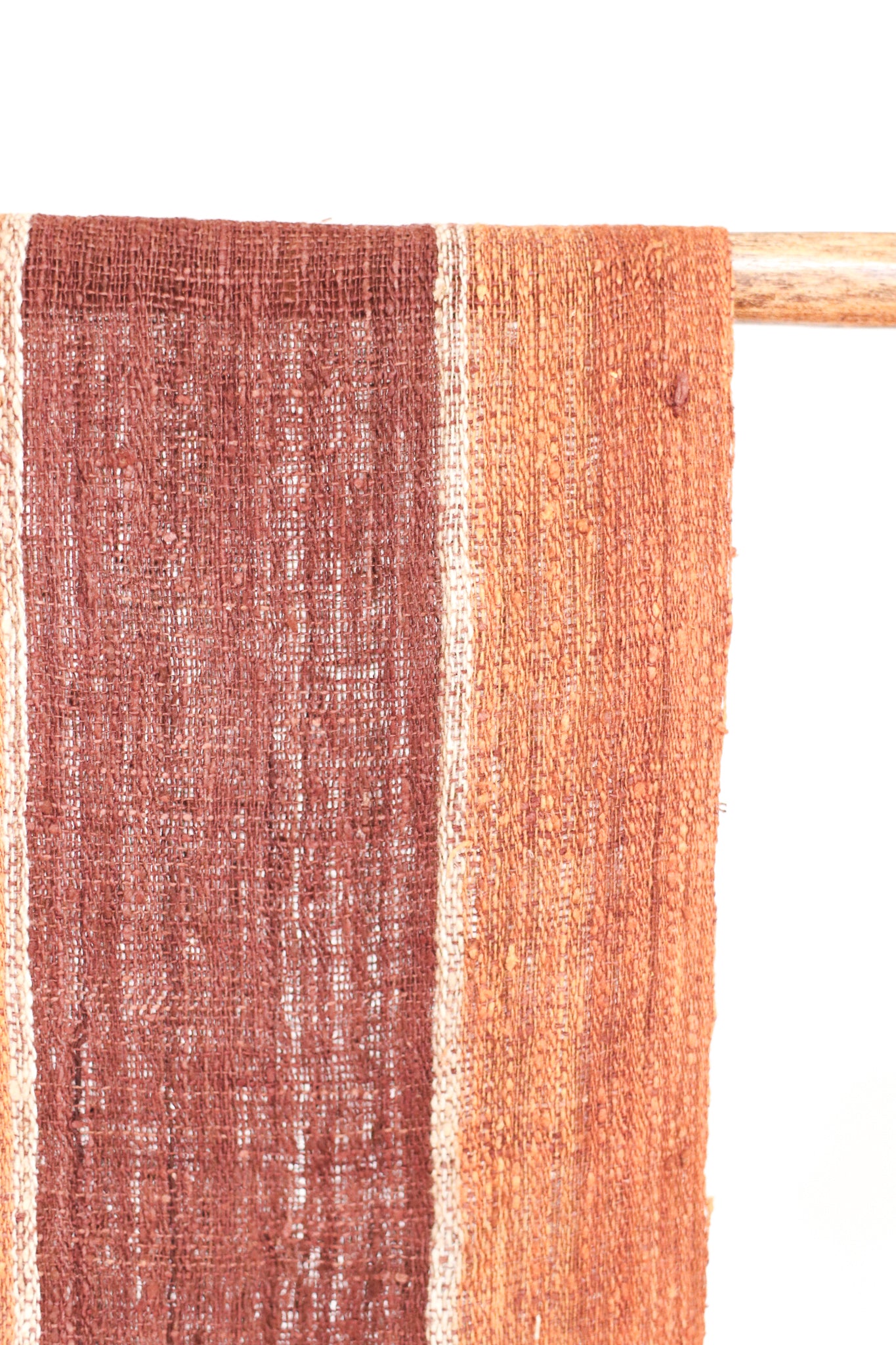 Wild Silk Scarf Tumeric +Sun Bleached + Mushroom, Medium