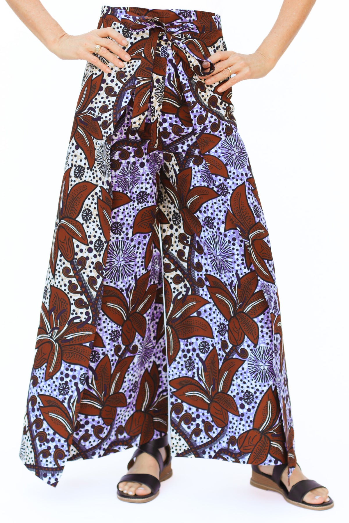 Mupenzi Wrap Pant, Nile Lily