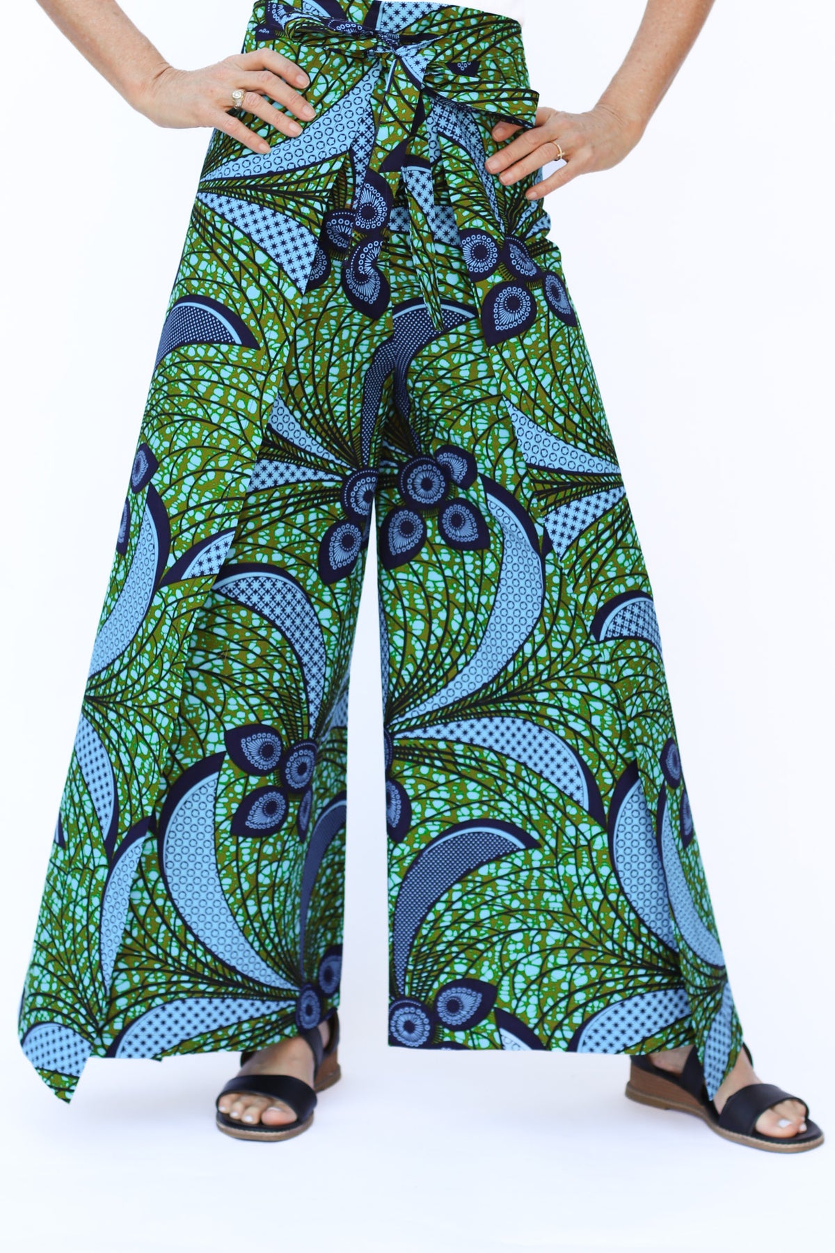 Mupenzi Wrap Pant, Peacock