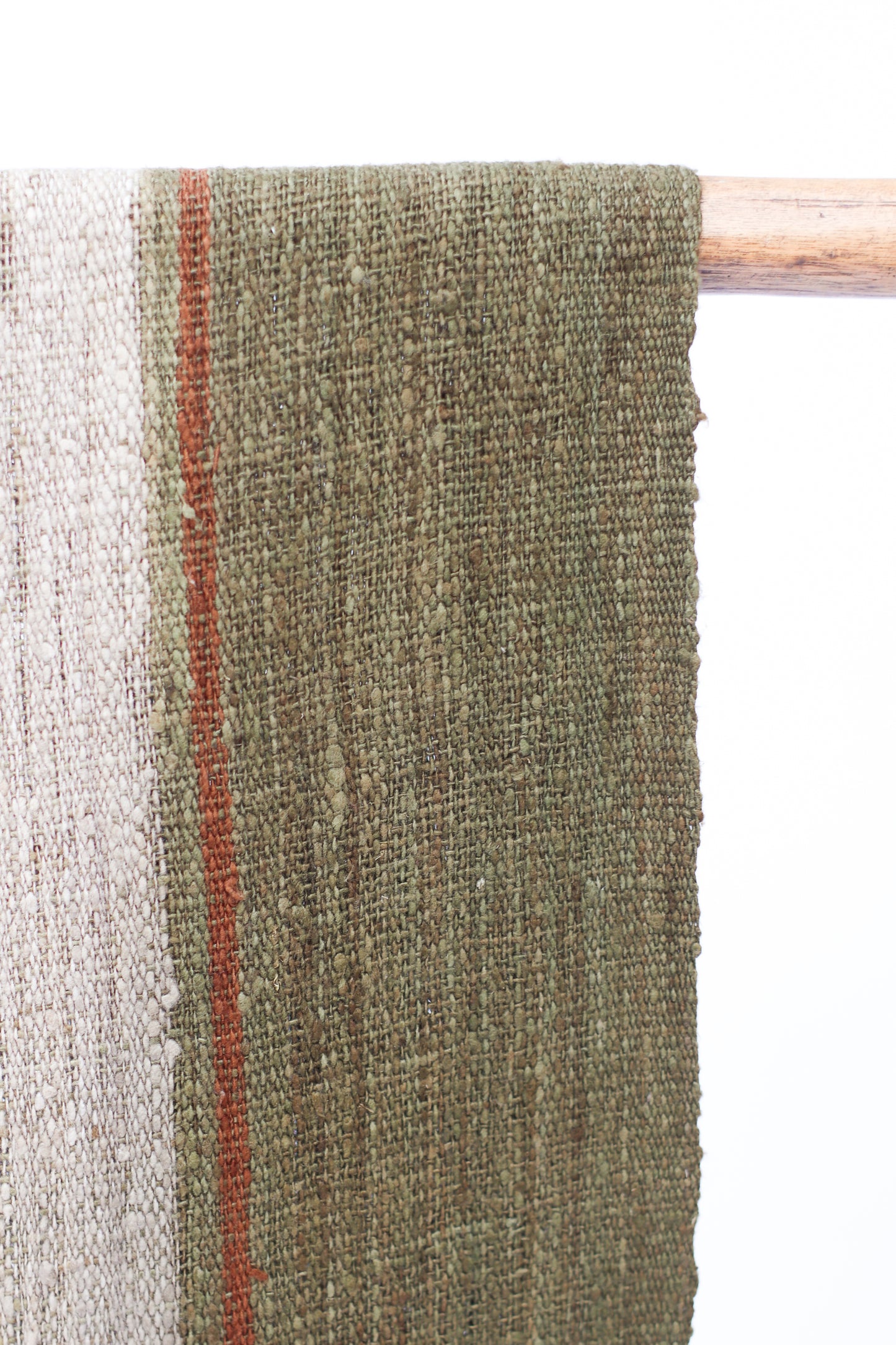 Wild Silk Scarf, Psiadia Leaves + Natural + Nato Bark