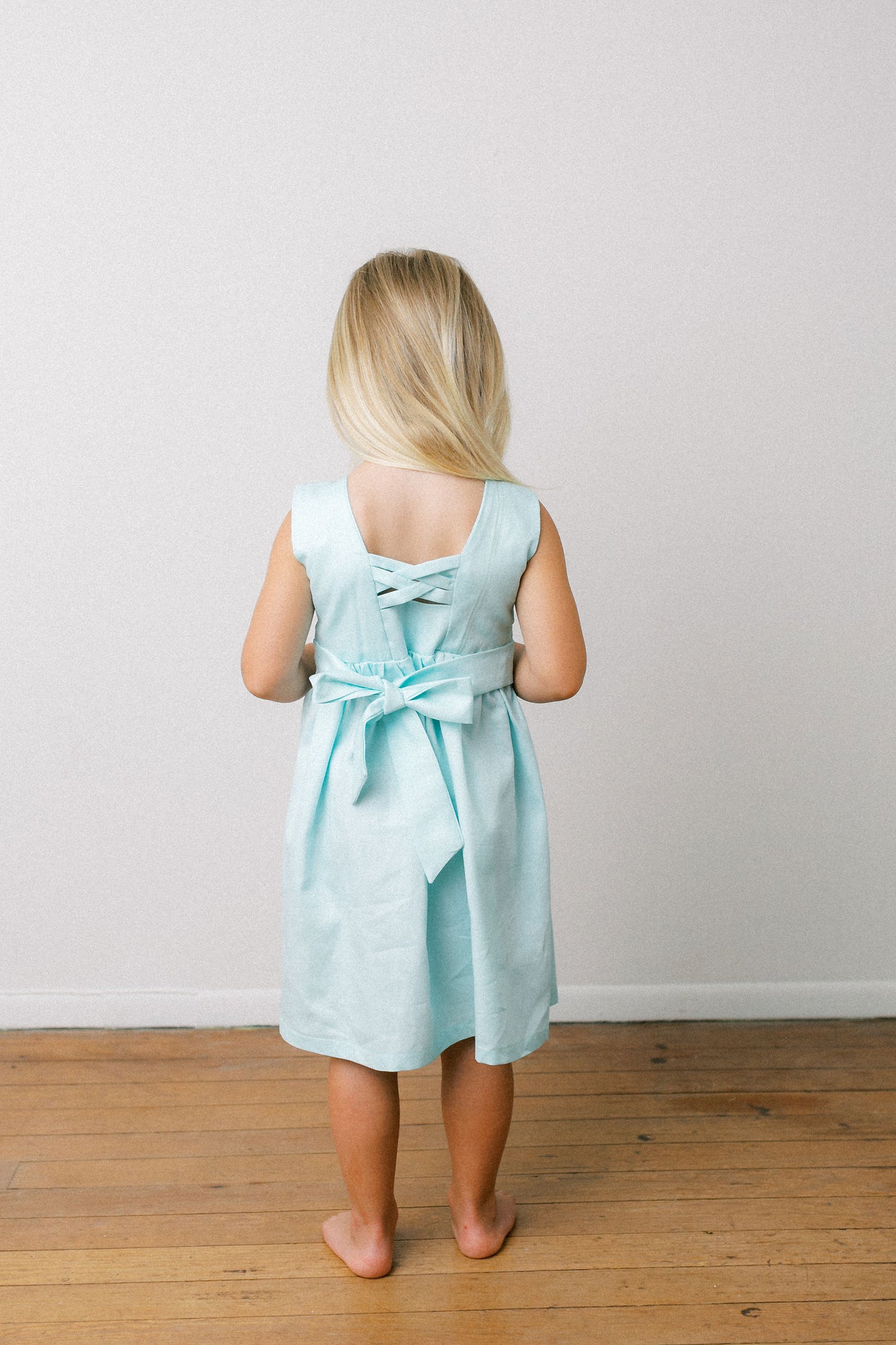 Hand-Smocked Dress Children Playing, Sea Spray