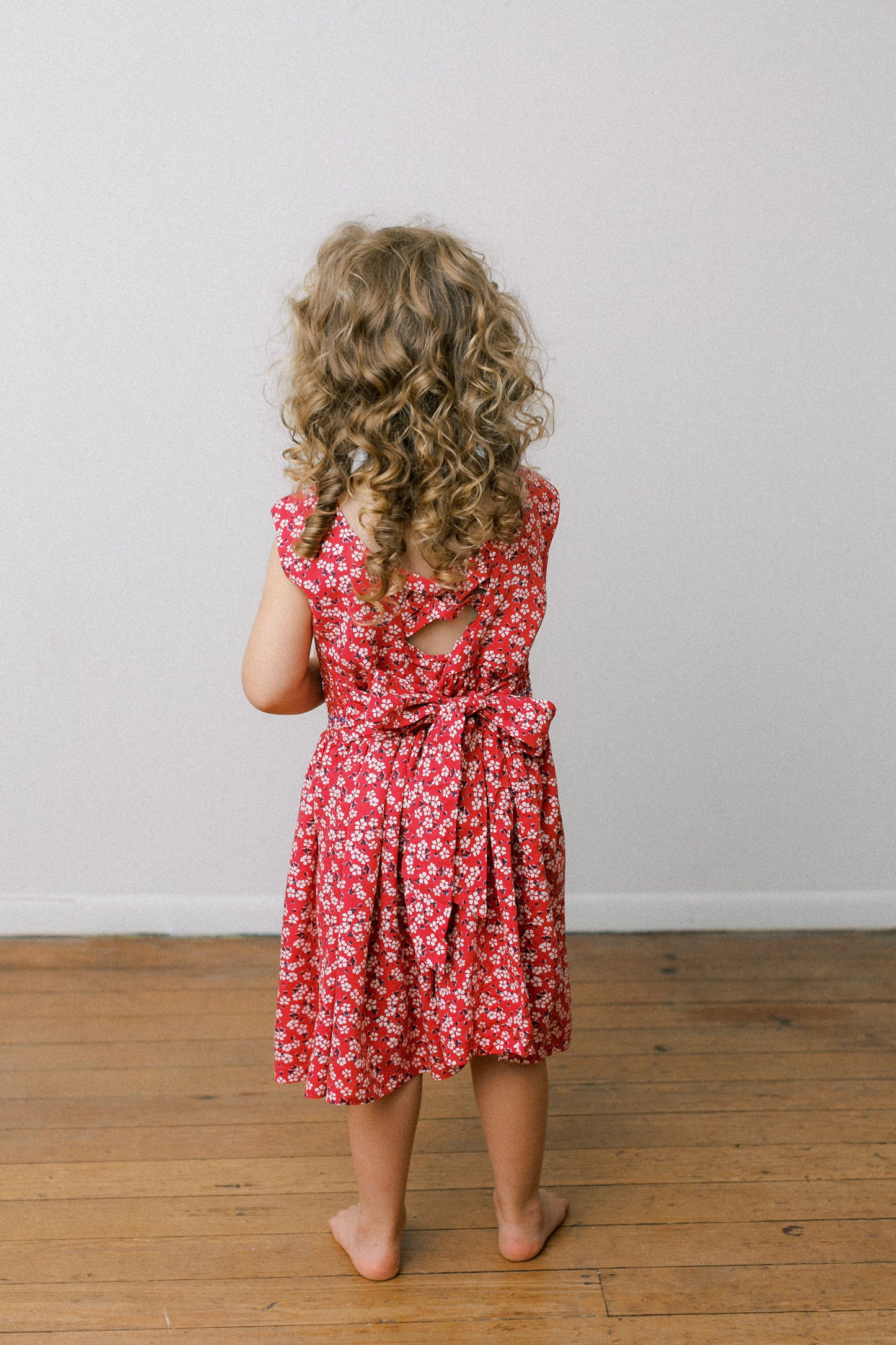 Hand-Smocked Dress Floral, Picnic