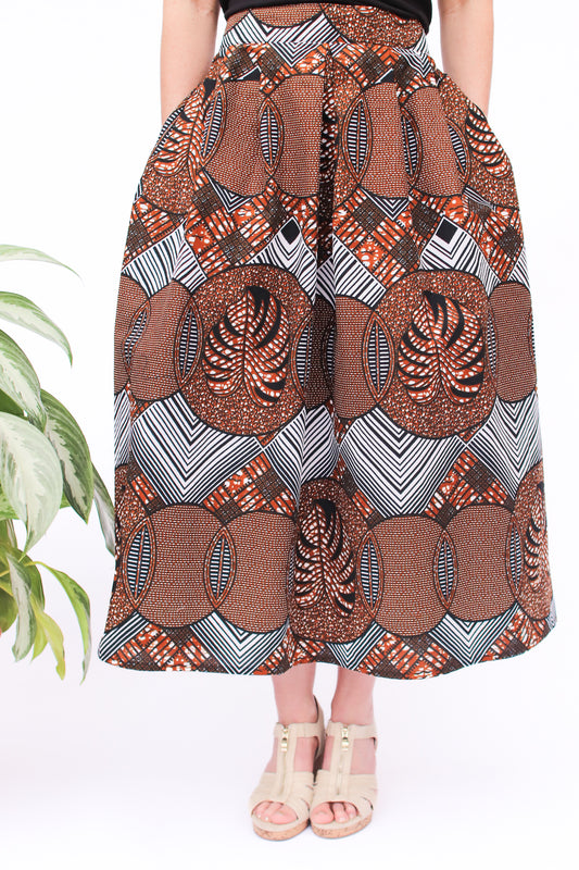 Mapenzi Skirt, Philodendron