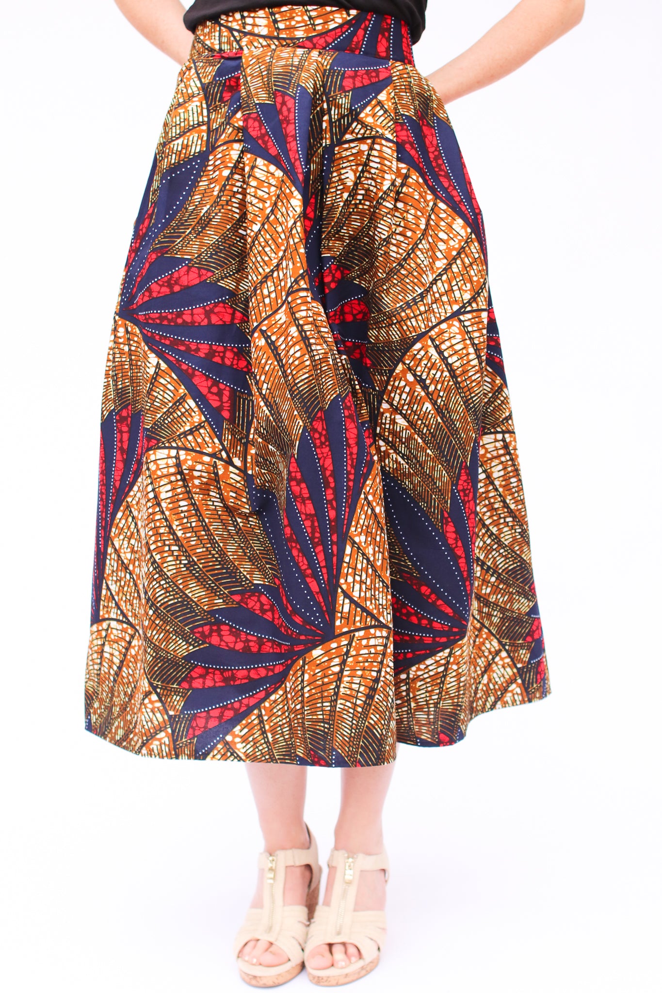 Mapenzi Skirt, Batik Blooms