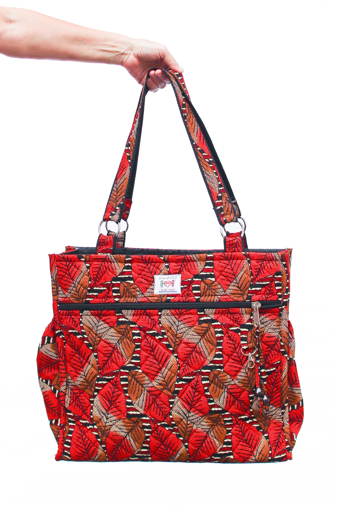 Wax Print Tote, Vermont