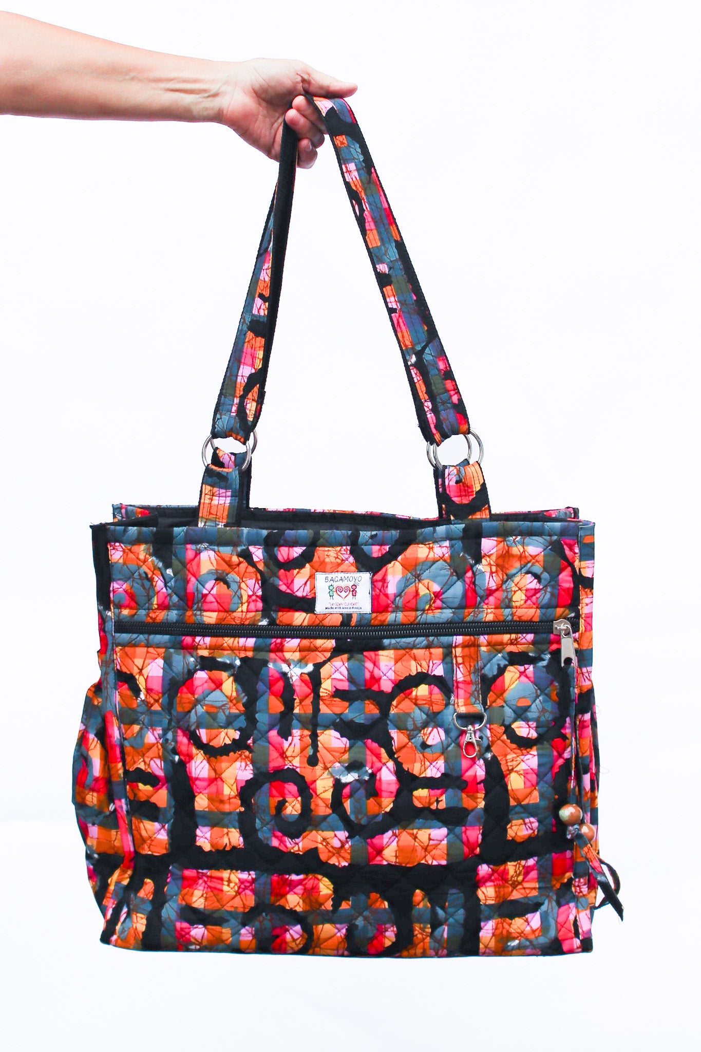 Wax Print Tote, Parade