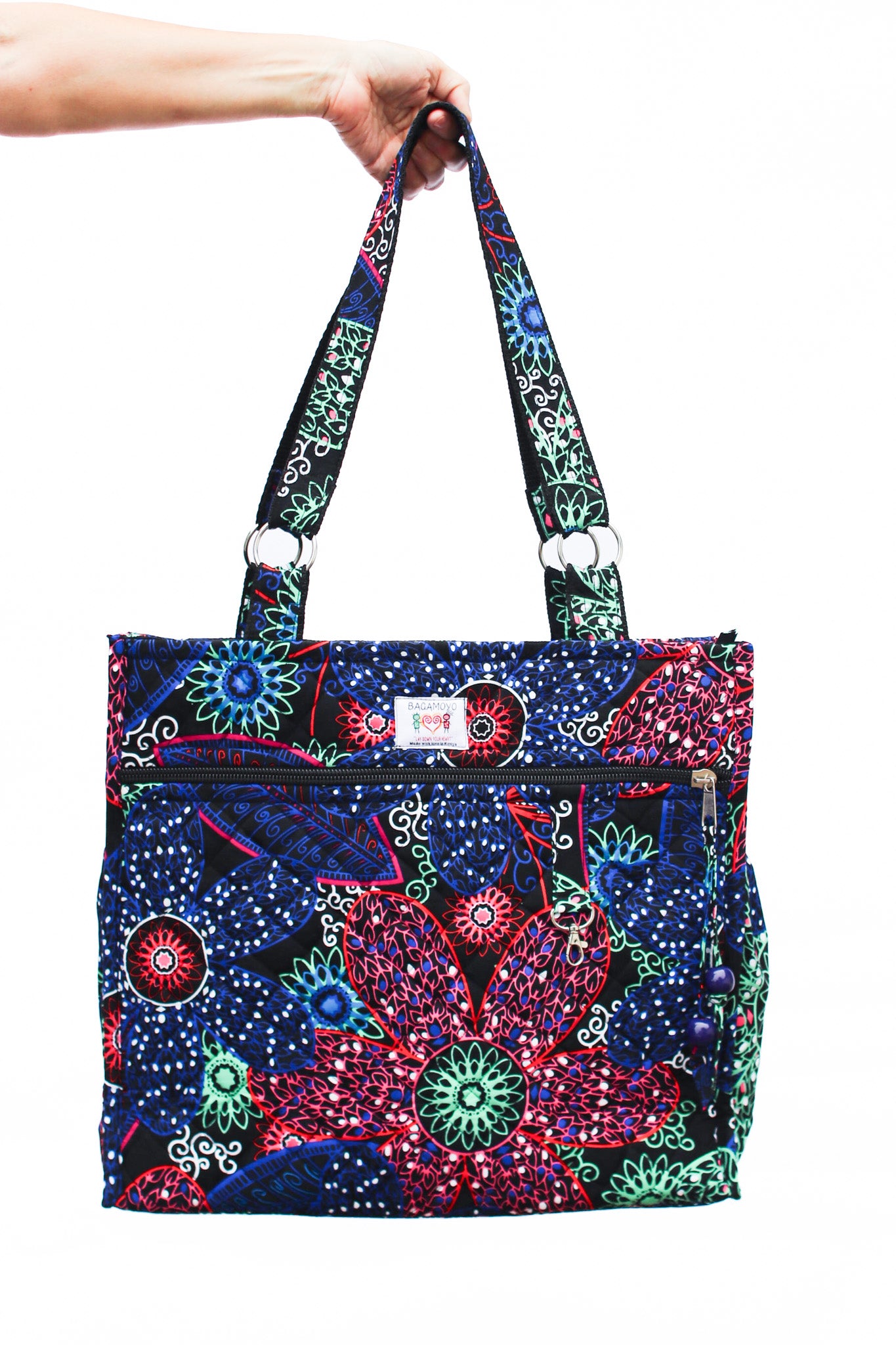 Wax Print Tote, Utopia