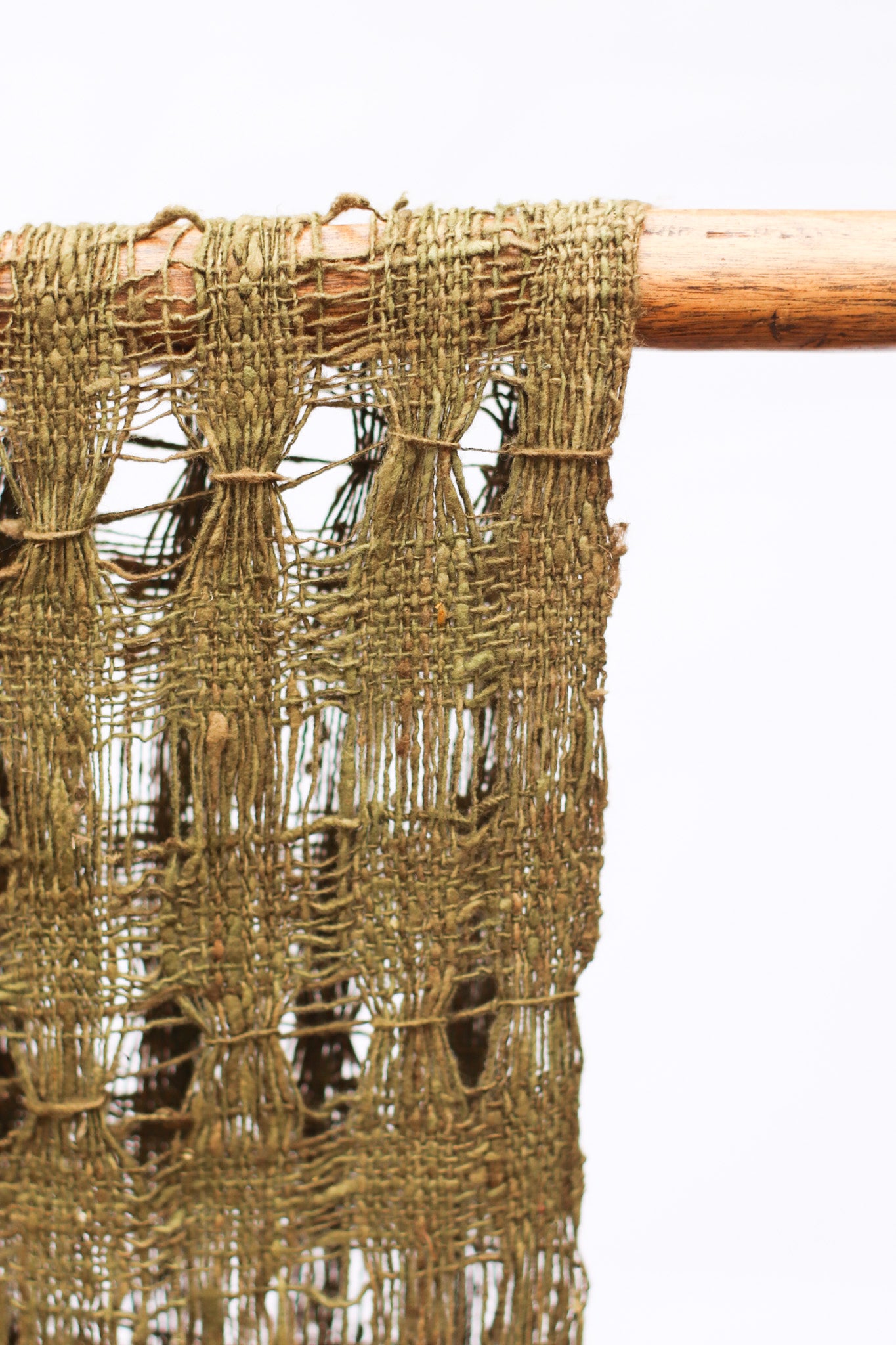 Wild Silk Chunky Open-Weave Scarf, Psaidia Leaves