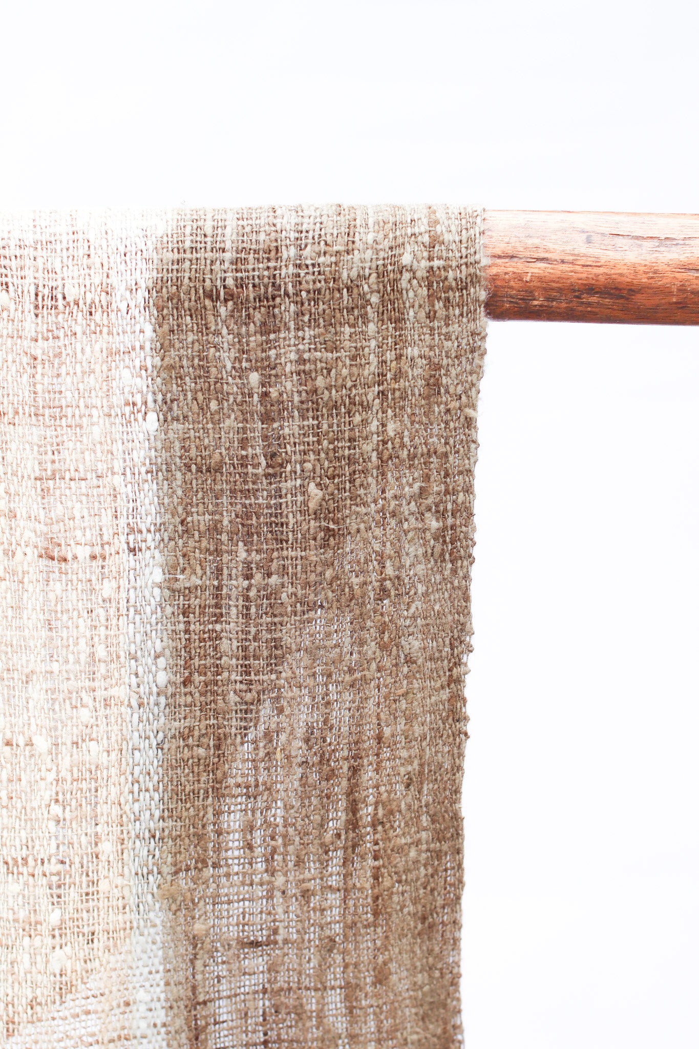 Wild Silk Scarf, Natural + Sun Bleached Stripe