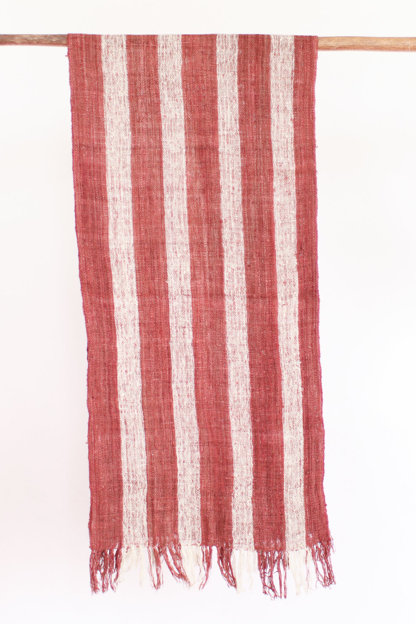 Wild Silk Scarf Nato Bark + Natural, Medium