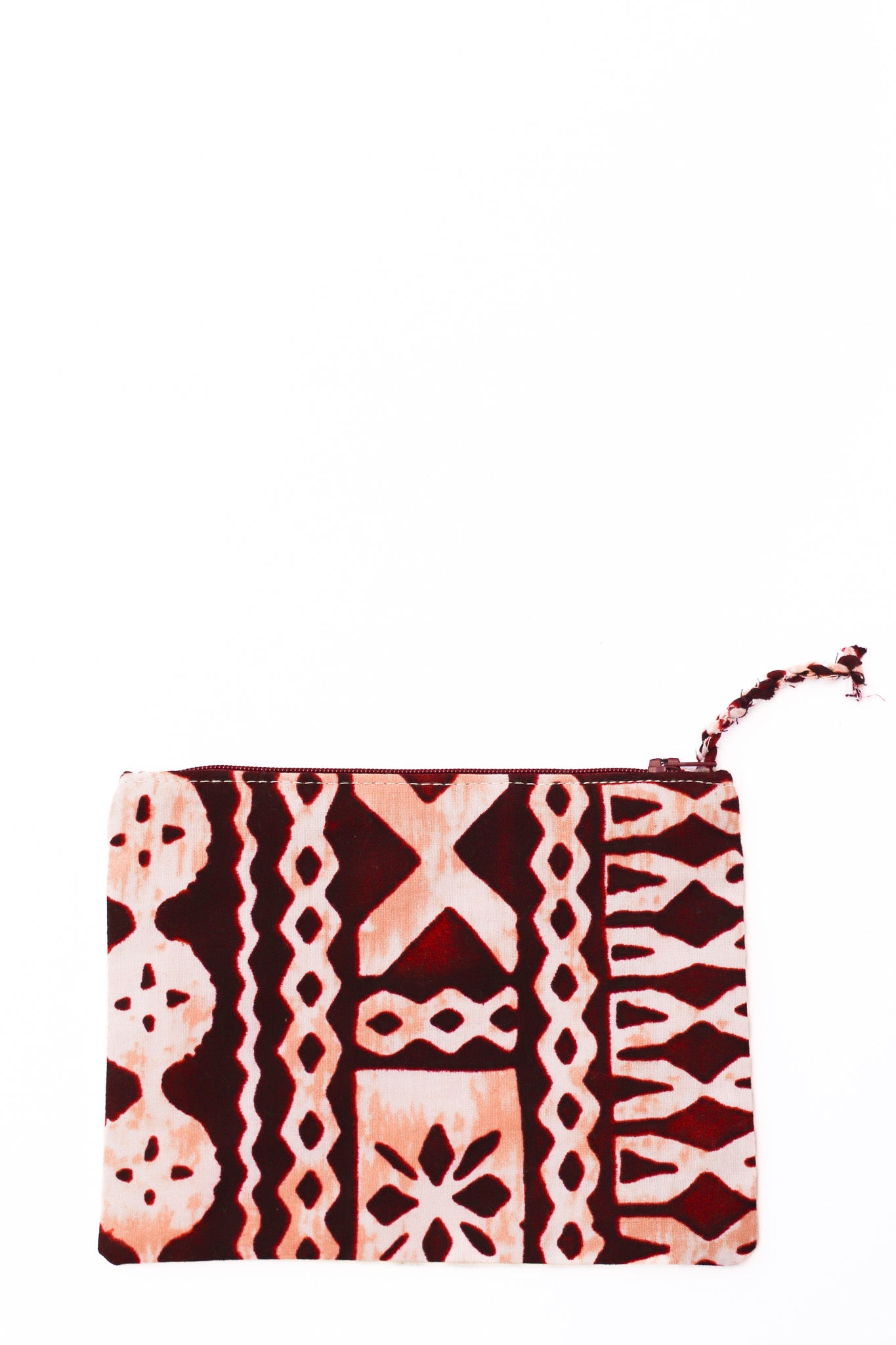 Embroidered Swallow Pouch, Plum