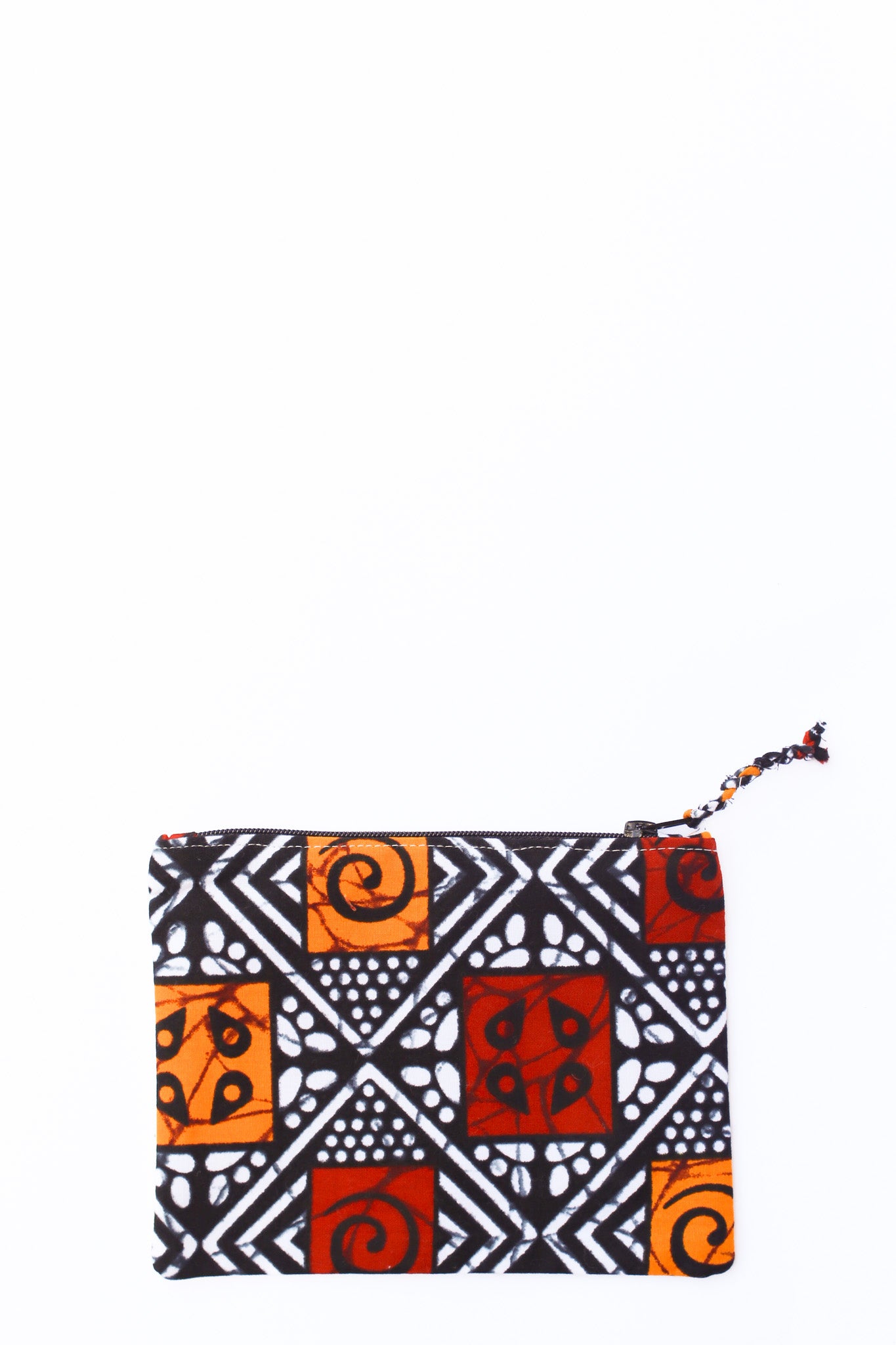 Embroidered Swallow Pouch, Cocoa