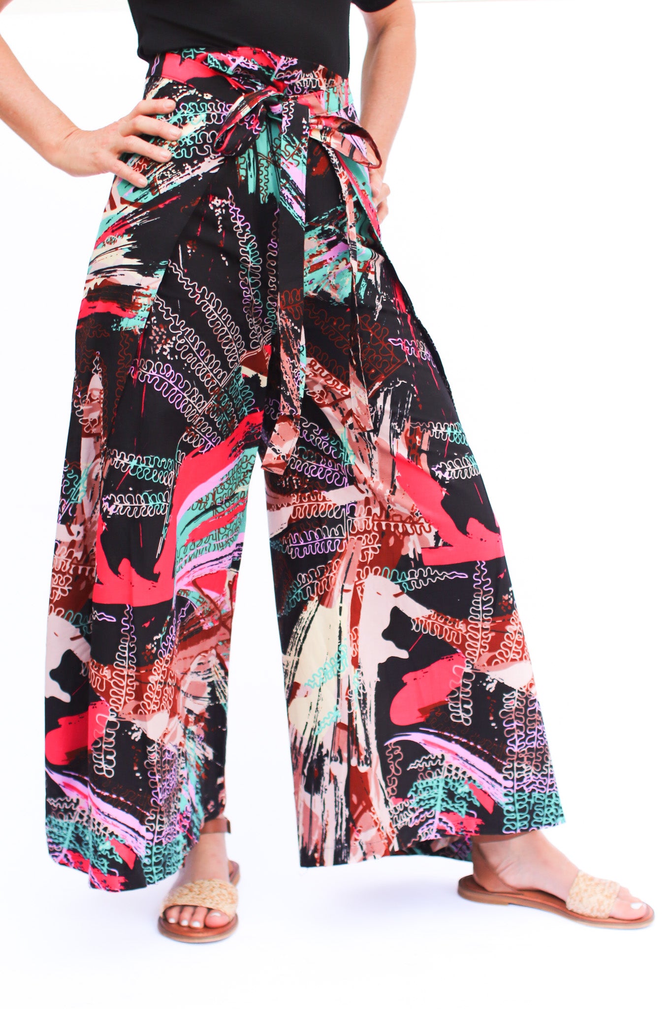 Mapenzi Wrap Pant, Monet