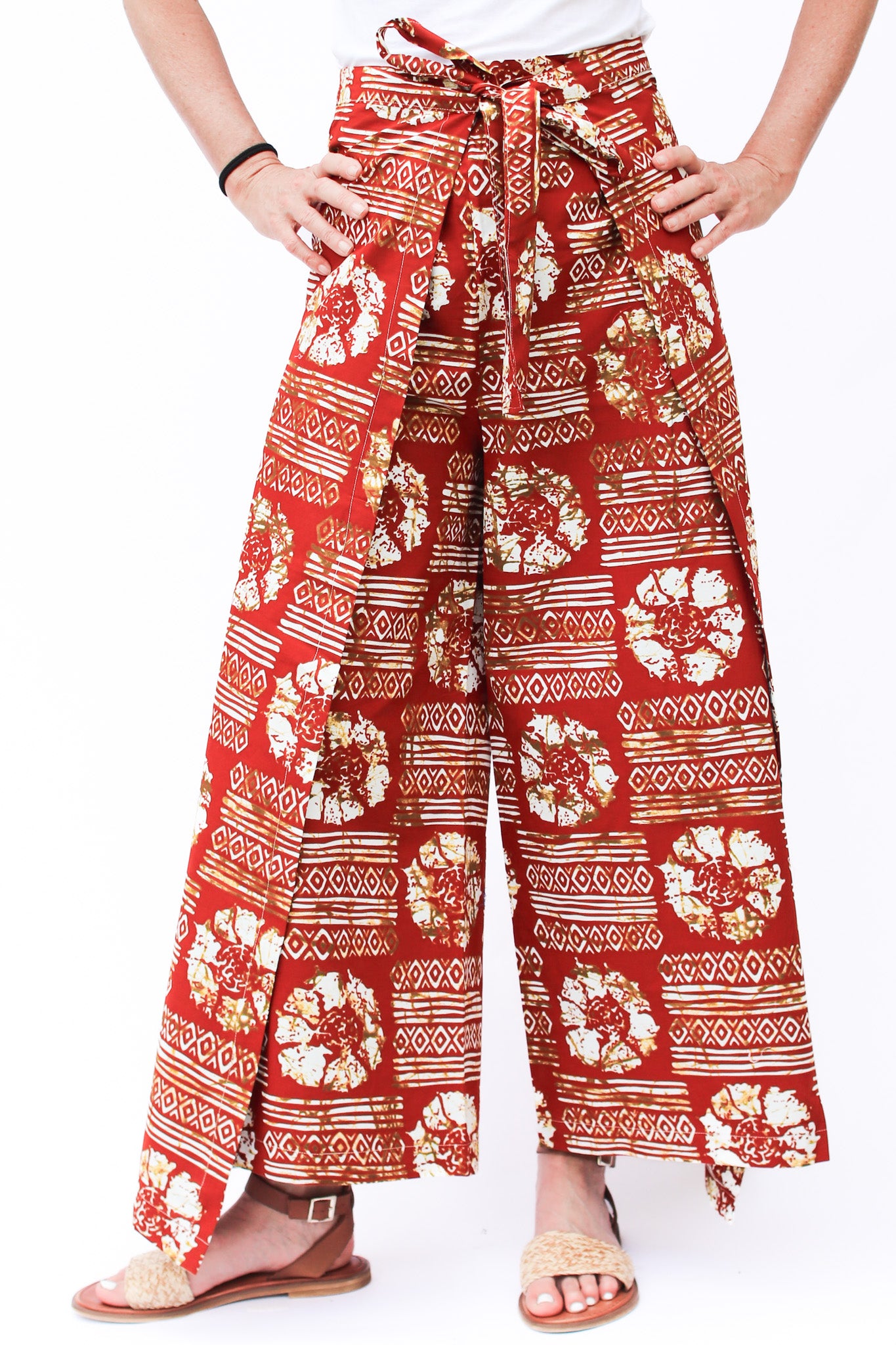 Mupenzi Wrap Pant, Stencil