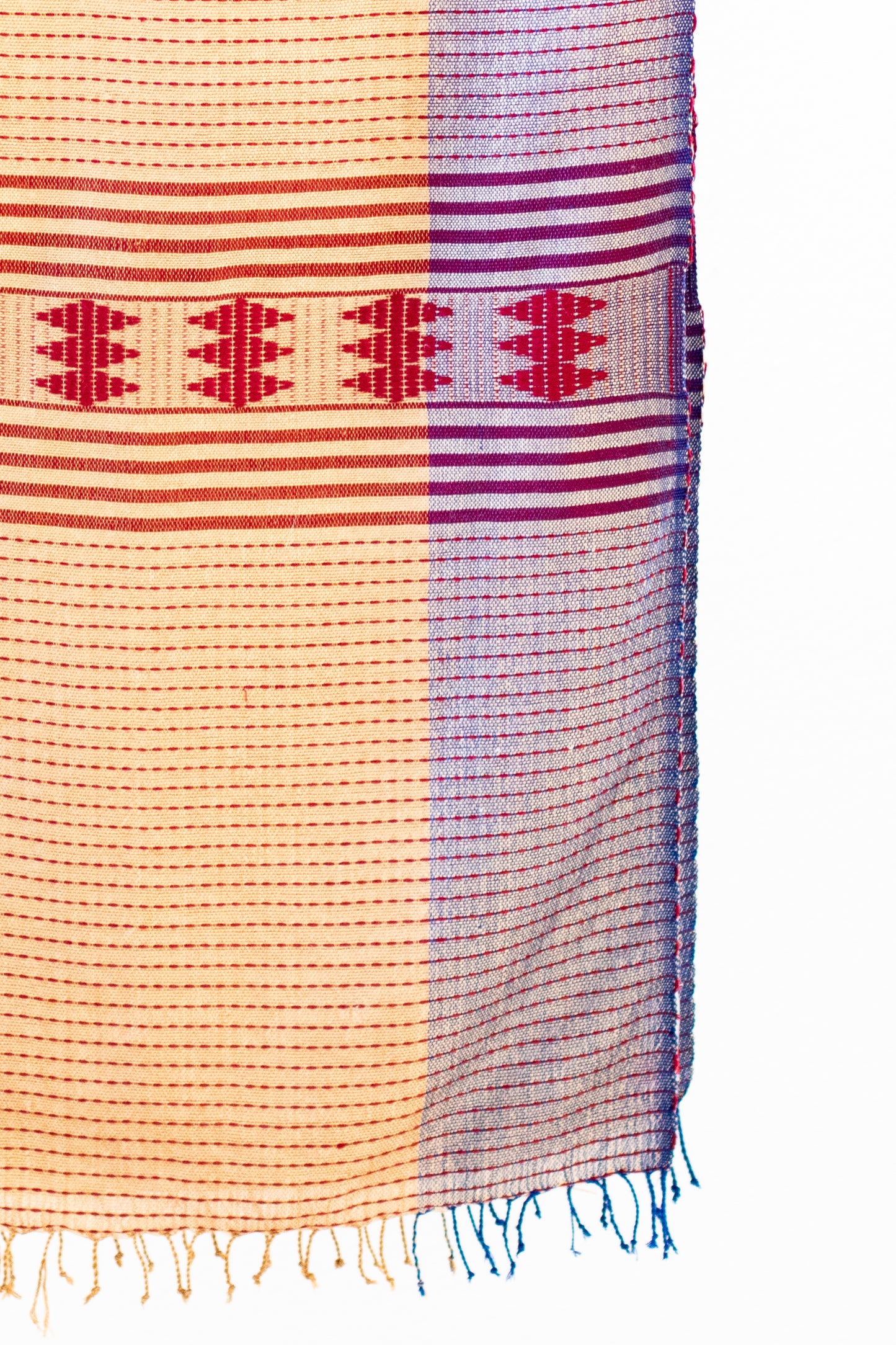 Handwoven Jewel-Tone Scarf, Citrine