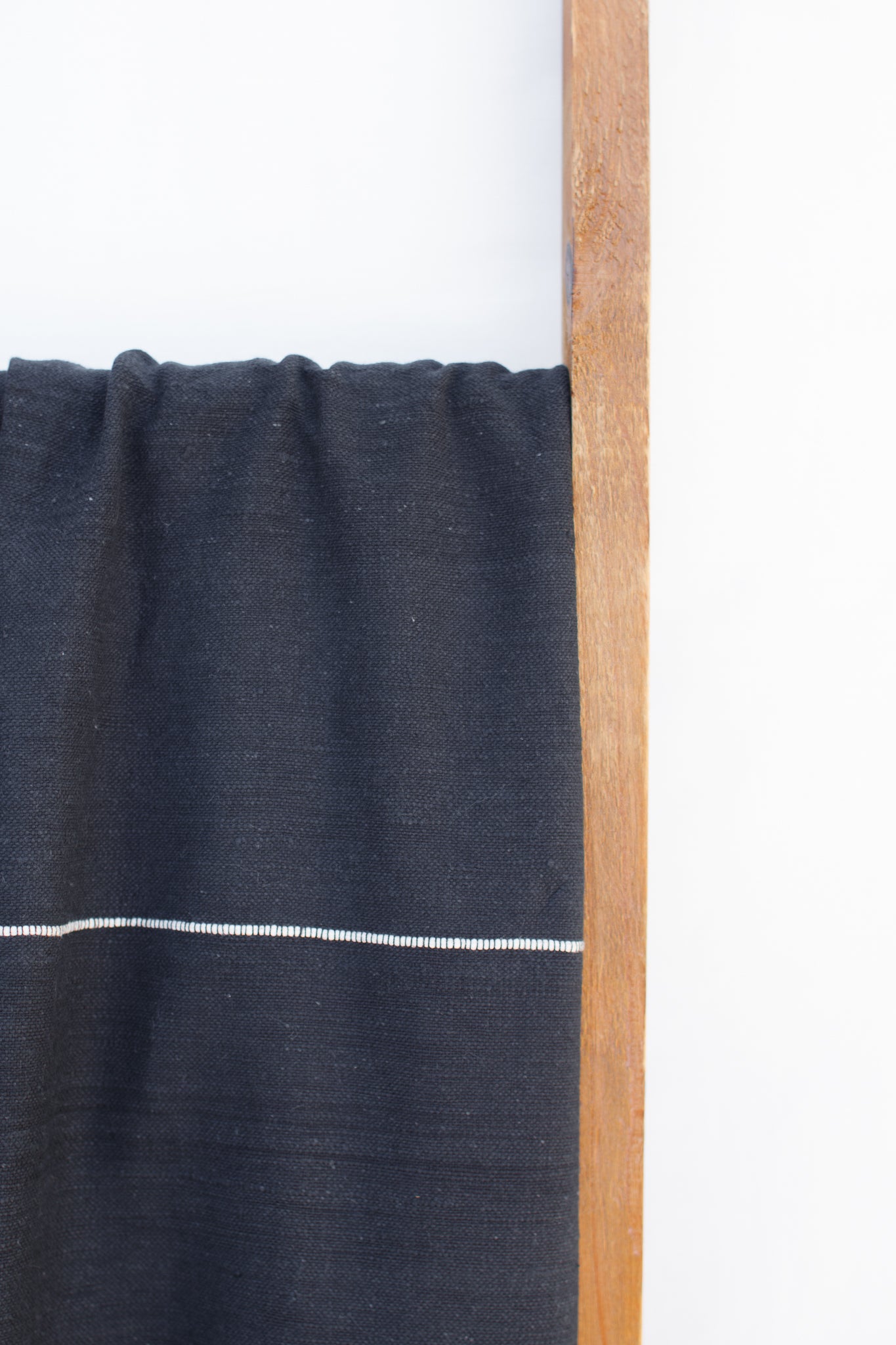 Handwoven Bath Sheet, Obsidian