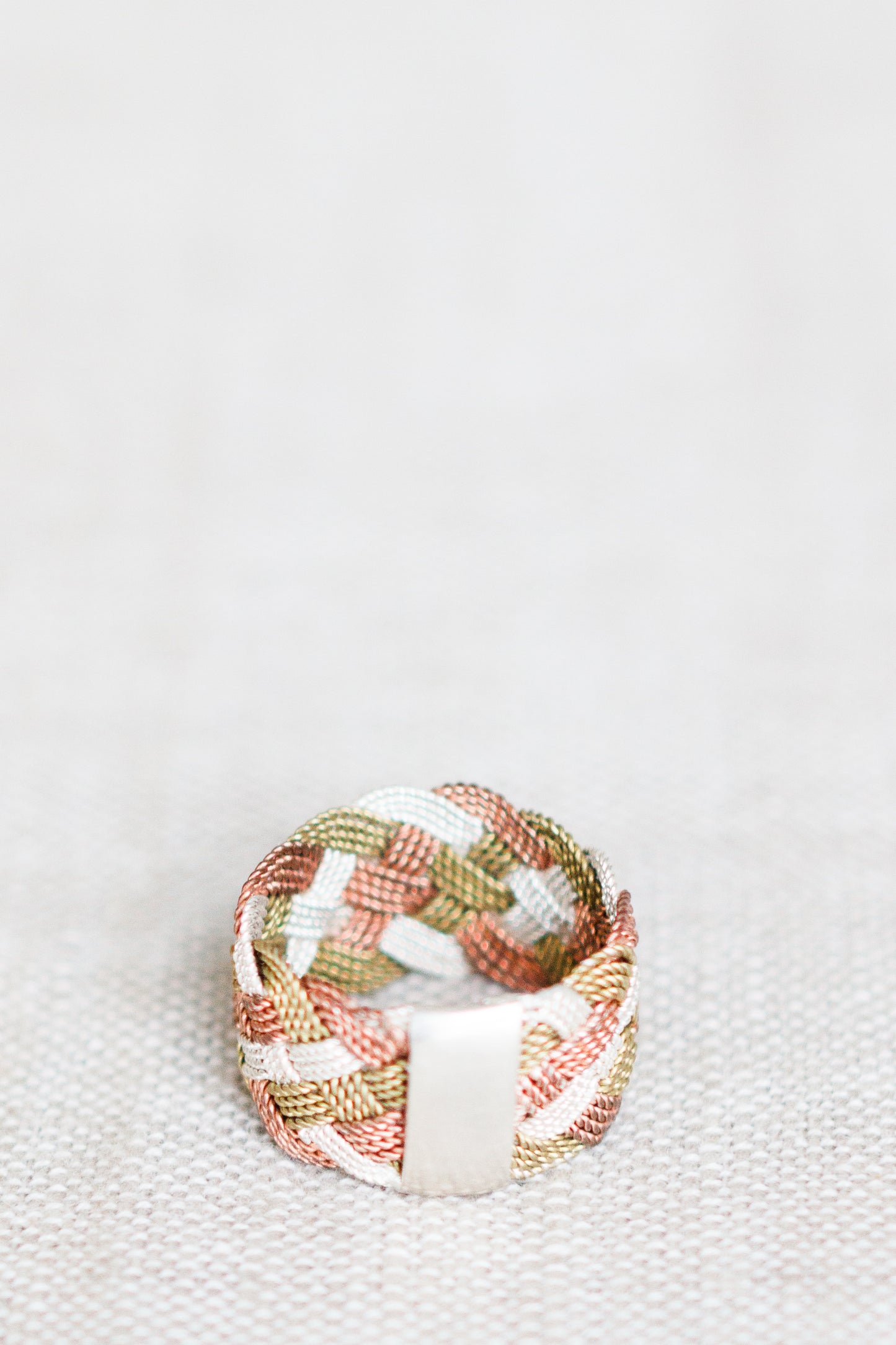 Mixed Metal Braided Ring