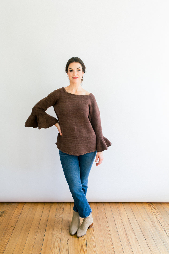 Florida Bell Sweater in Organic Merino