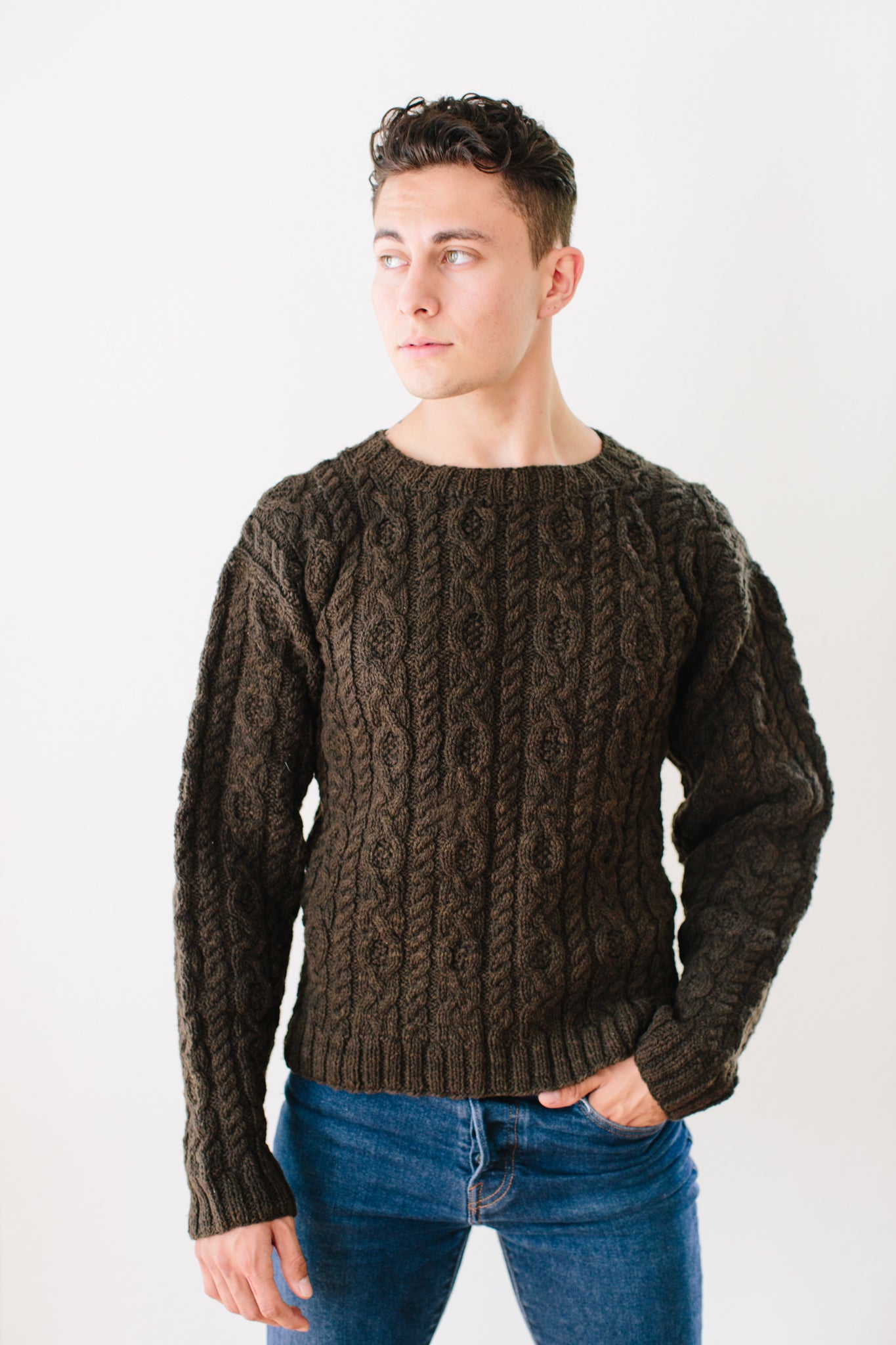 Simon Pullover in Organic Merino