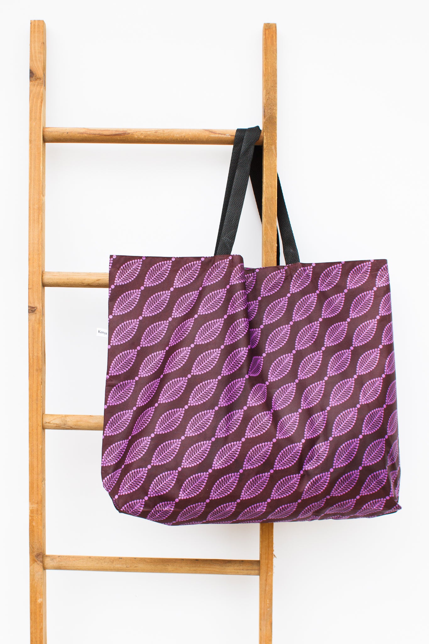 Eggplant and Peach | Tote Bag