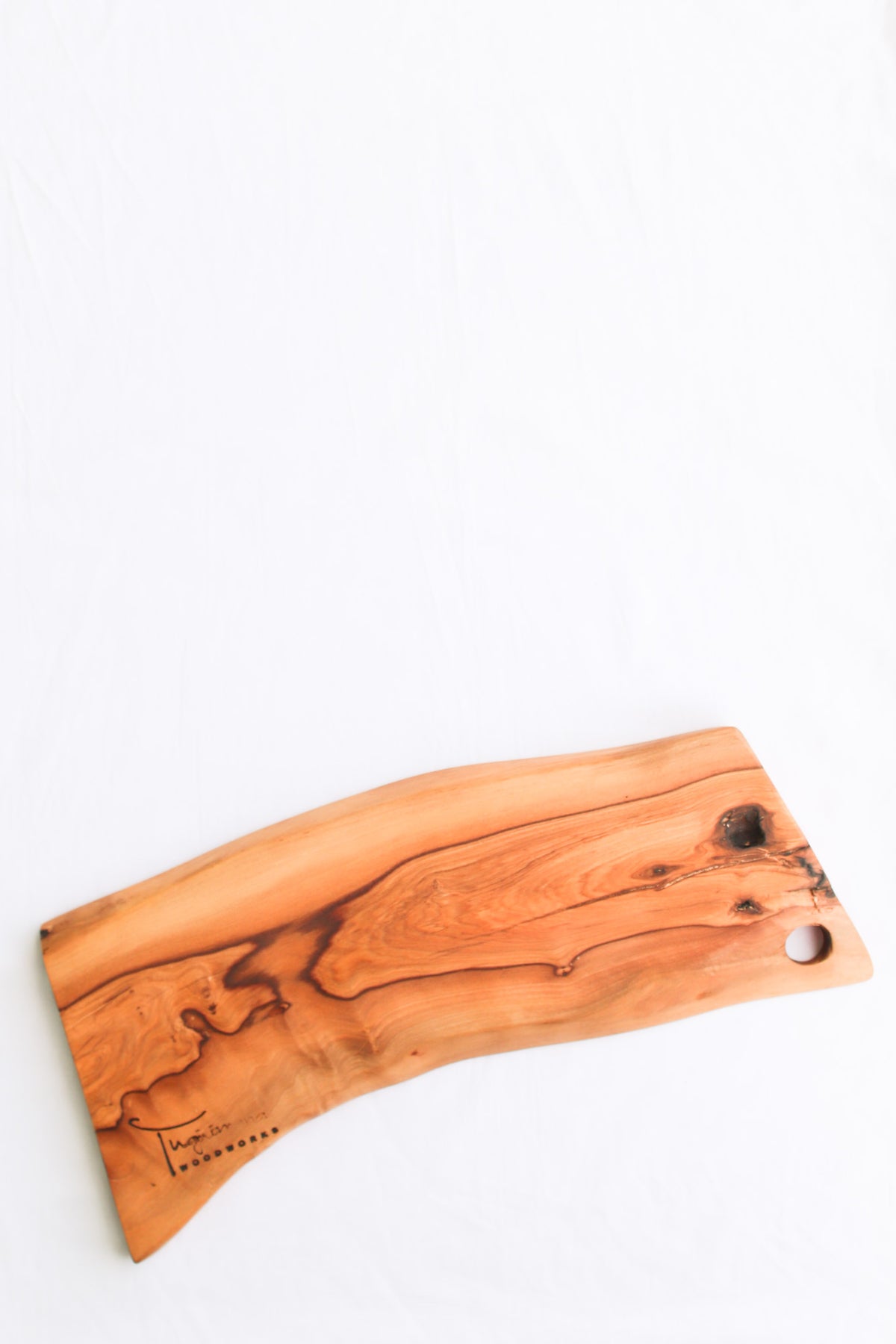 Handcrafted Olive Wood Cheese + Charcuterie Board