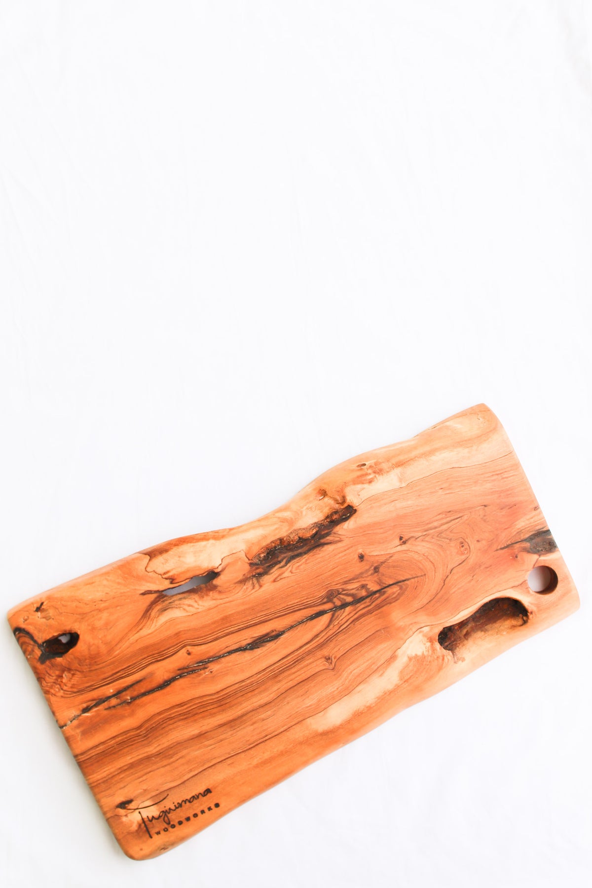 Handcrafted Olive Wood Cheese + Charcuterie Board
