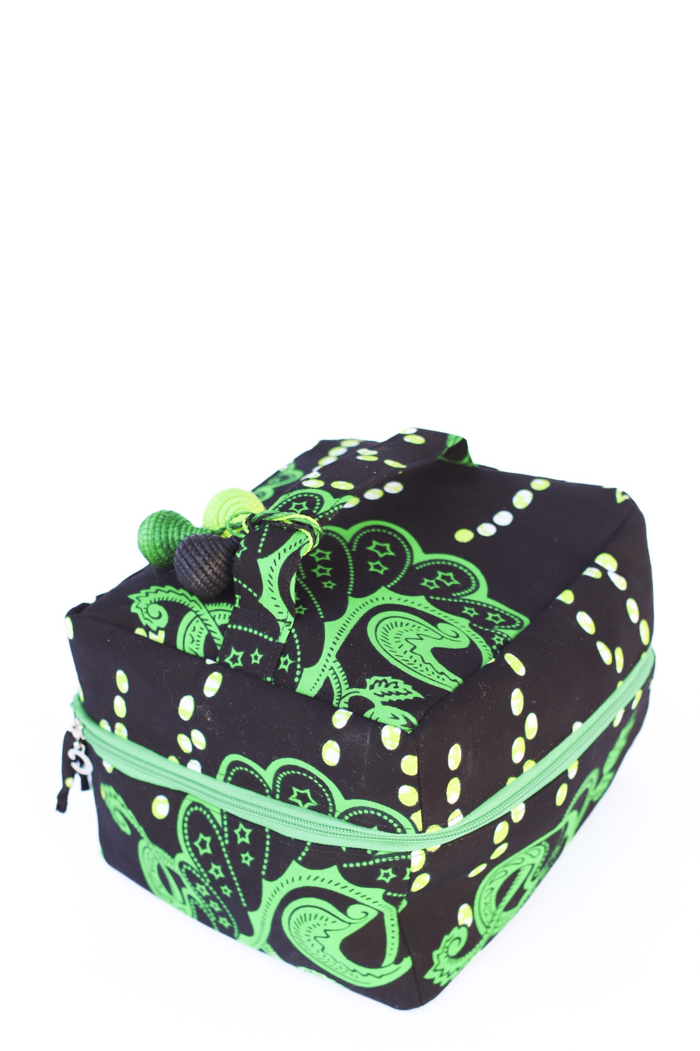 Kitenge Cosmetic / Kit Bag, Sprout
