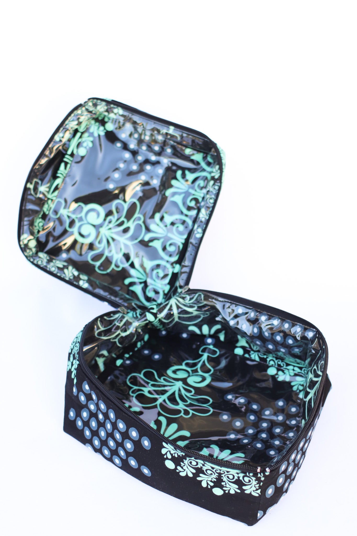 Kitenge Cosmetic / Kit Bag, Doilies