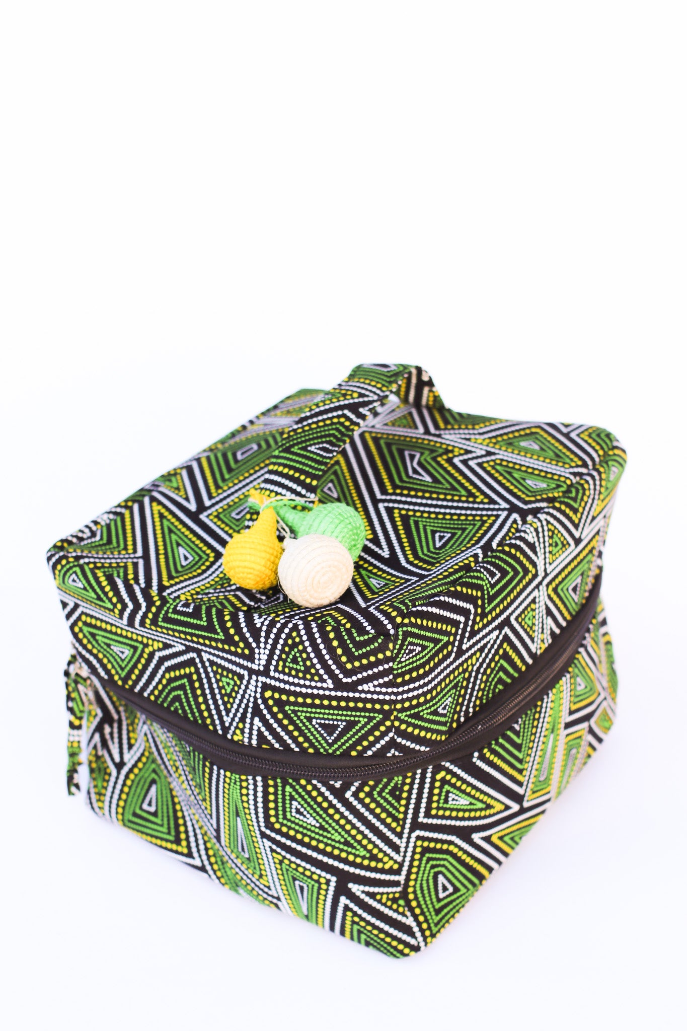 Kitenge Cosmetic / Kit Bag, Geometric