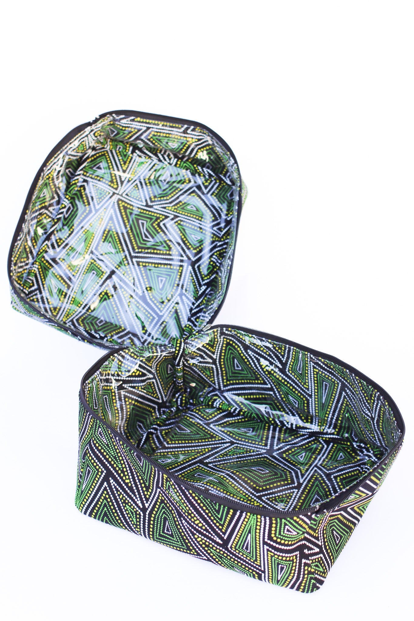 Kitenge Cosmetic / Kit Bag, Geometric