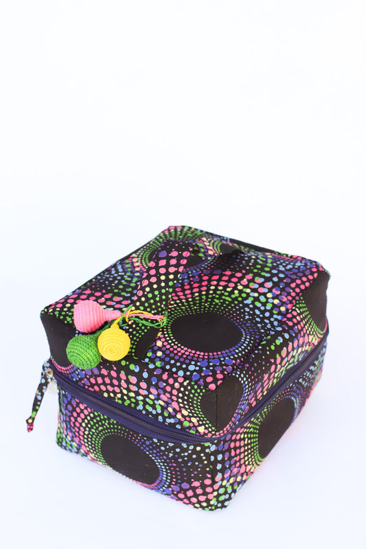 Kitenge Cosmetic / Kit Bag, Skittles