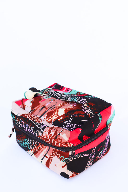 Kitenge Cosmetic / Kit Bag, Monet