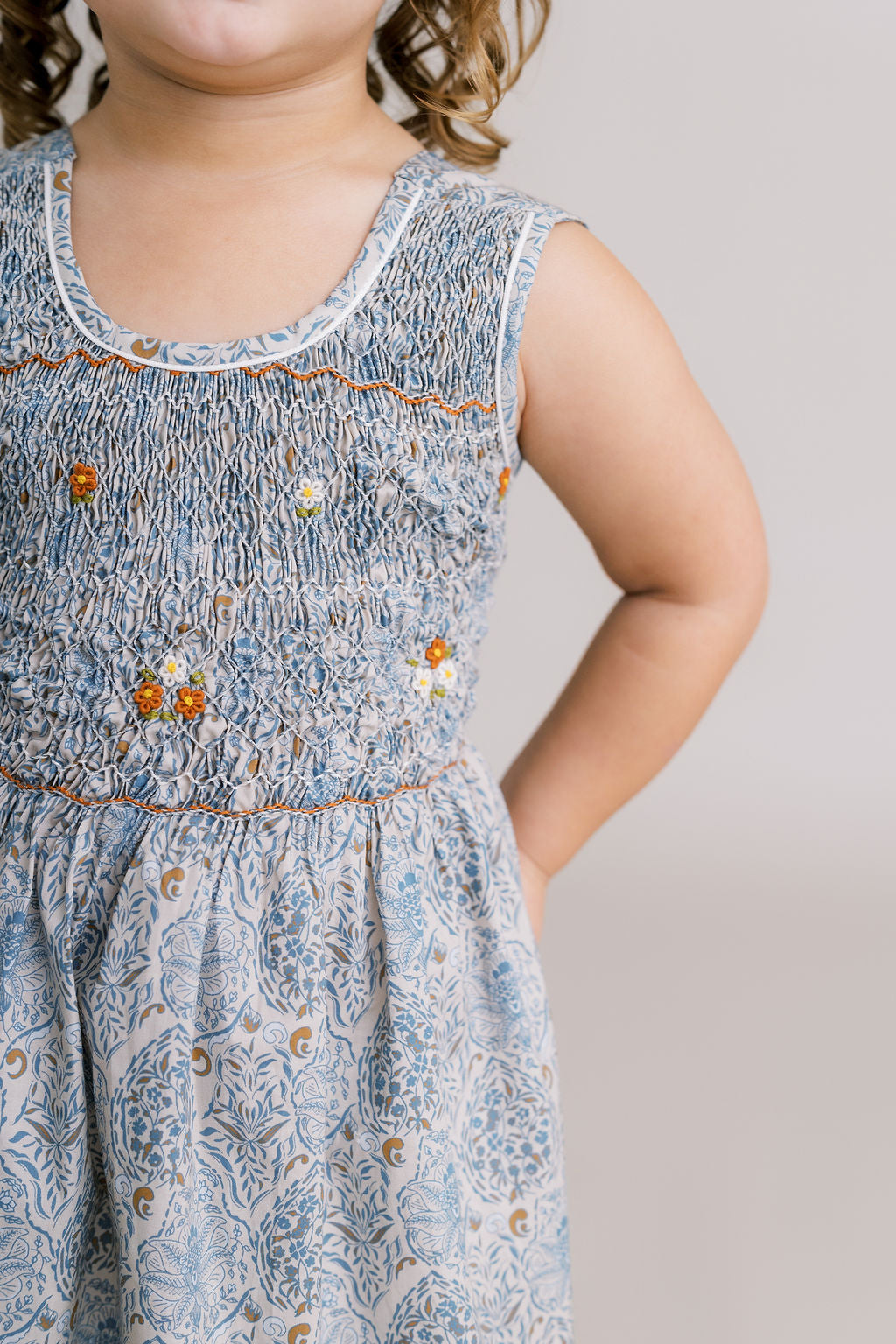 Hand-Smocked Dress, Toile