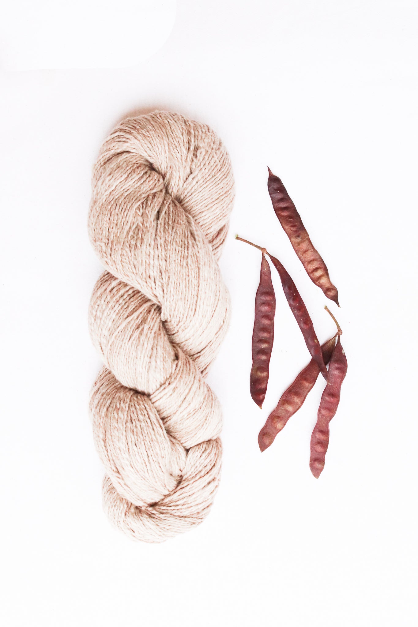 Ethiopian Handspun Cotton Yarn, Mimosa Legume