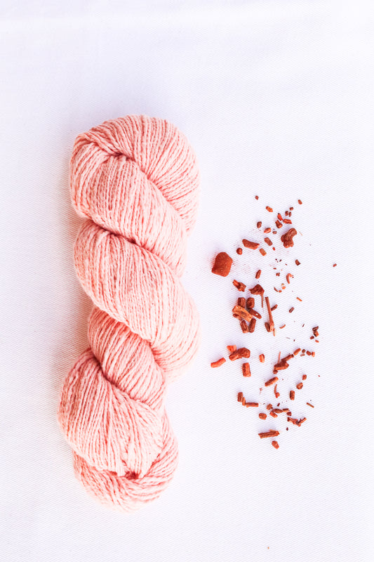 Ethiopian Handspun Cotton Yarn, Madder Root