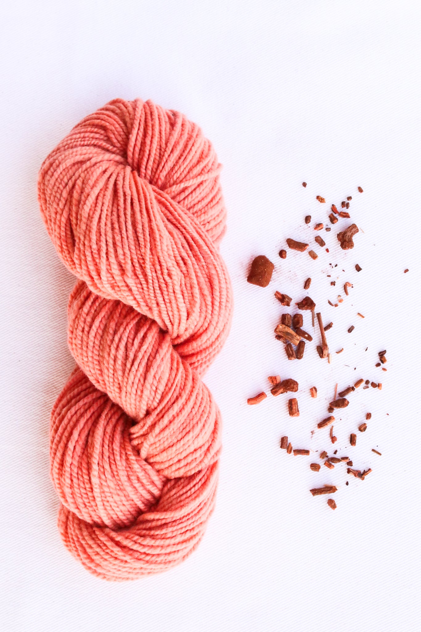 Organic Merino Wool Yarn, Madder Root – Handspun Hope