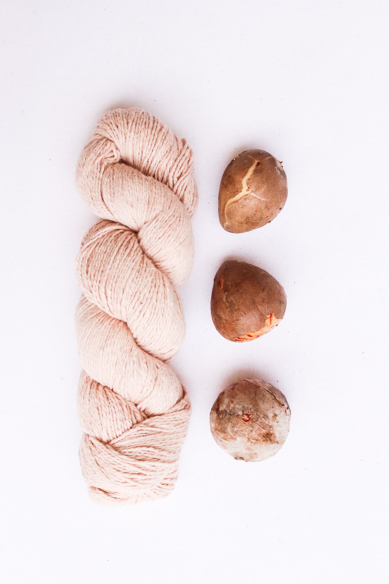 Ethiopian Handspun Cotton Yarn, Voca Blush