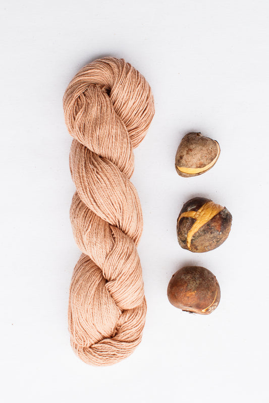 Ethiopian Handspun Cotton Yarn. Voca Peach