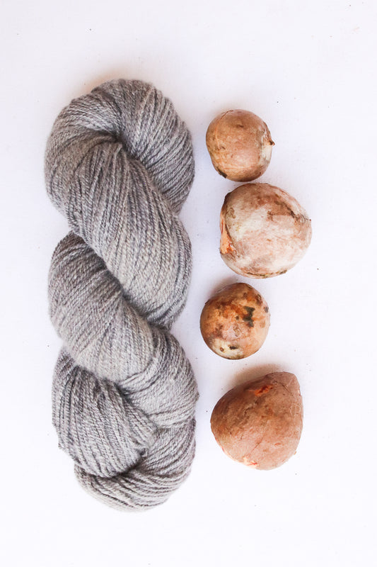 Organic Angora and Merino Blend, Voca Grey