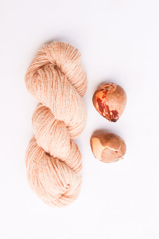 Organic Angora and Merino Blend, Voca Peach