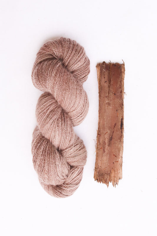 Organic Angora and Merino Blend, Eucalyptus Bark